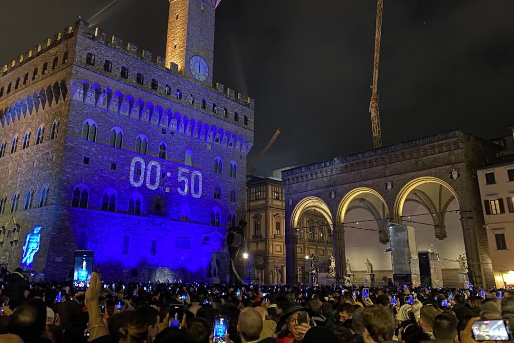 Capodanno Piazza della Signoria Firenze